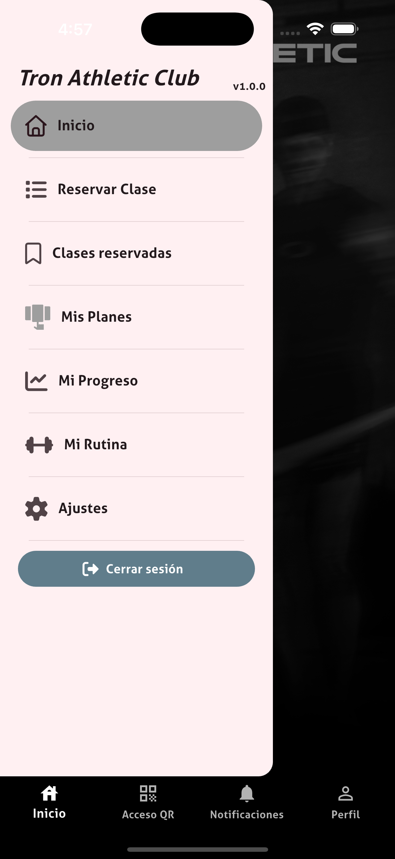 Pantalla 4 de la app TRONATHLETIC